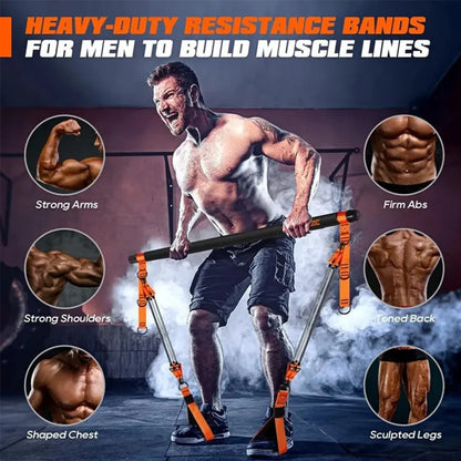 Training Resistance Bar with Bands